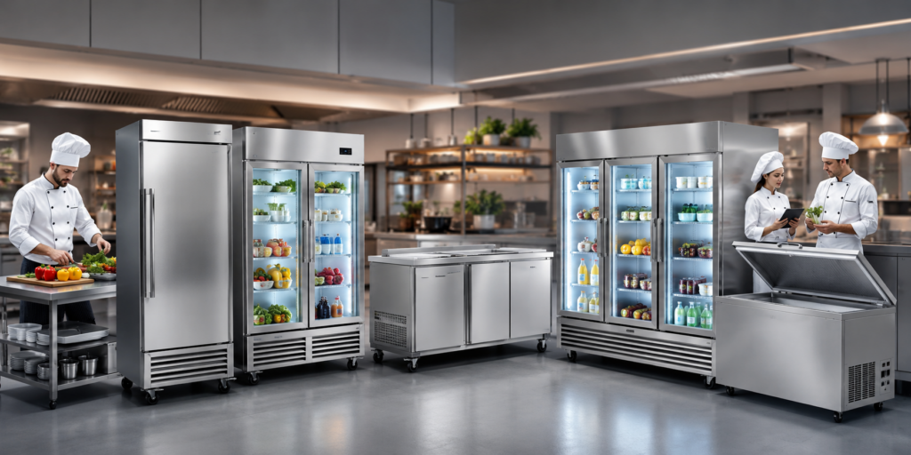 Commercial Refrigerators Manufactured by NRS Kitchen Refrigerator Manufacturer in India