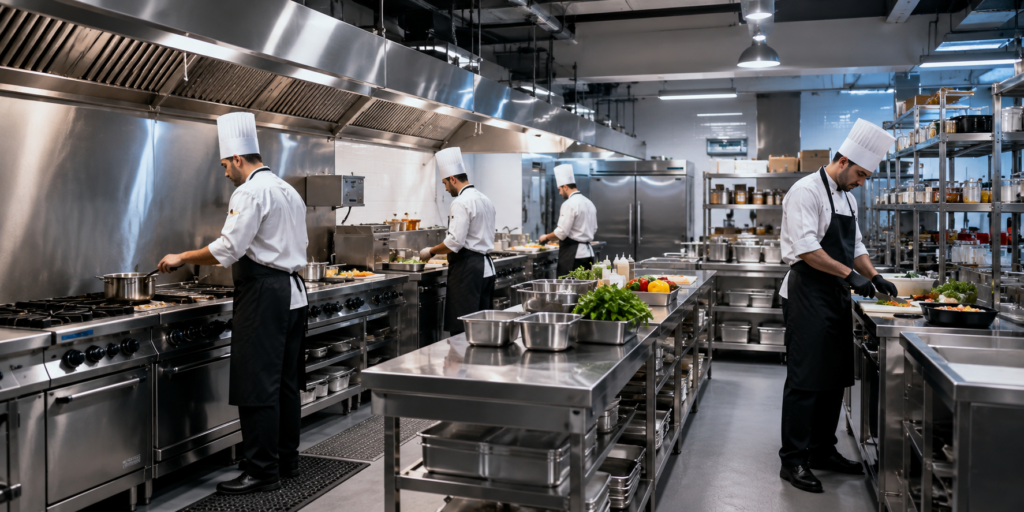 Why Stainless Steel Equipment is Best for Cloud Kitchens Cloud Kitchen Equipment Checklist