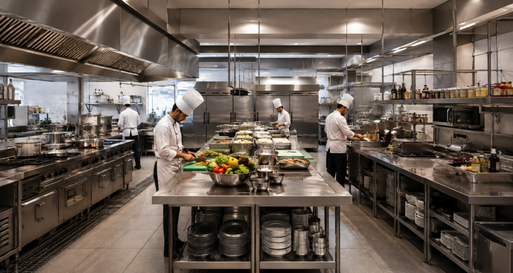 Hotel kitchen planning