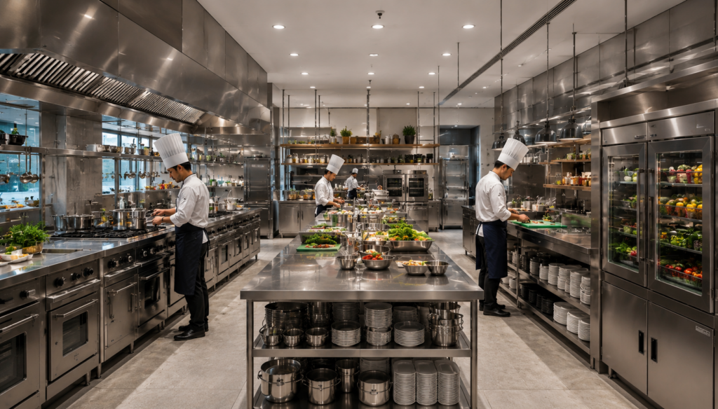 Hotel kitchen planning