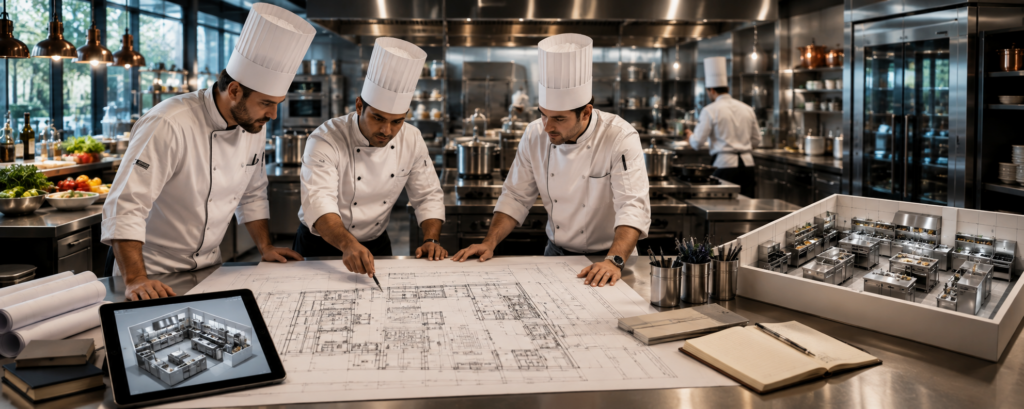 Hotel kitchen planning