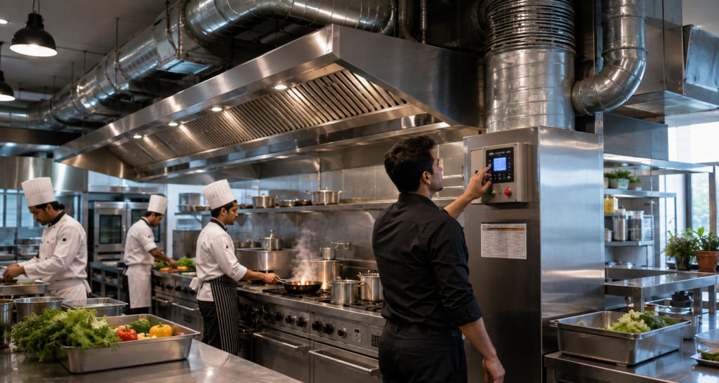 commercial kitchen ventilation system