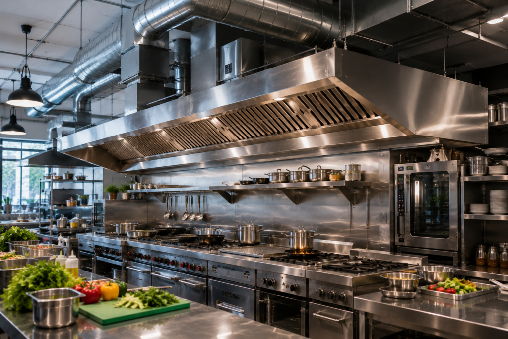 commercial kitchen ventilation system