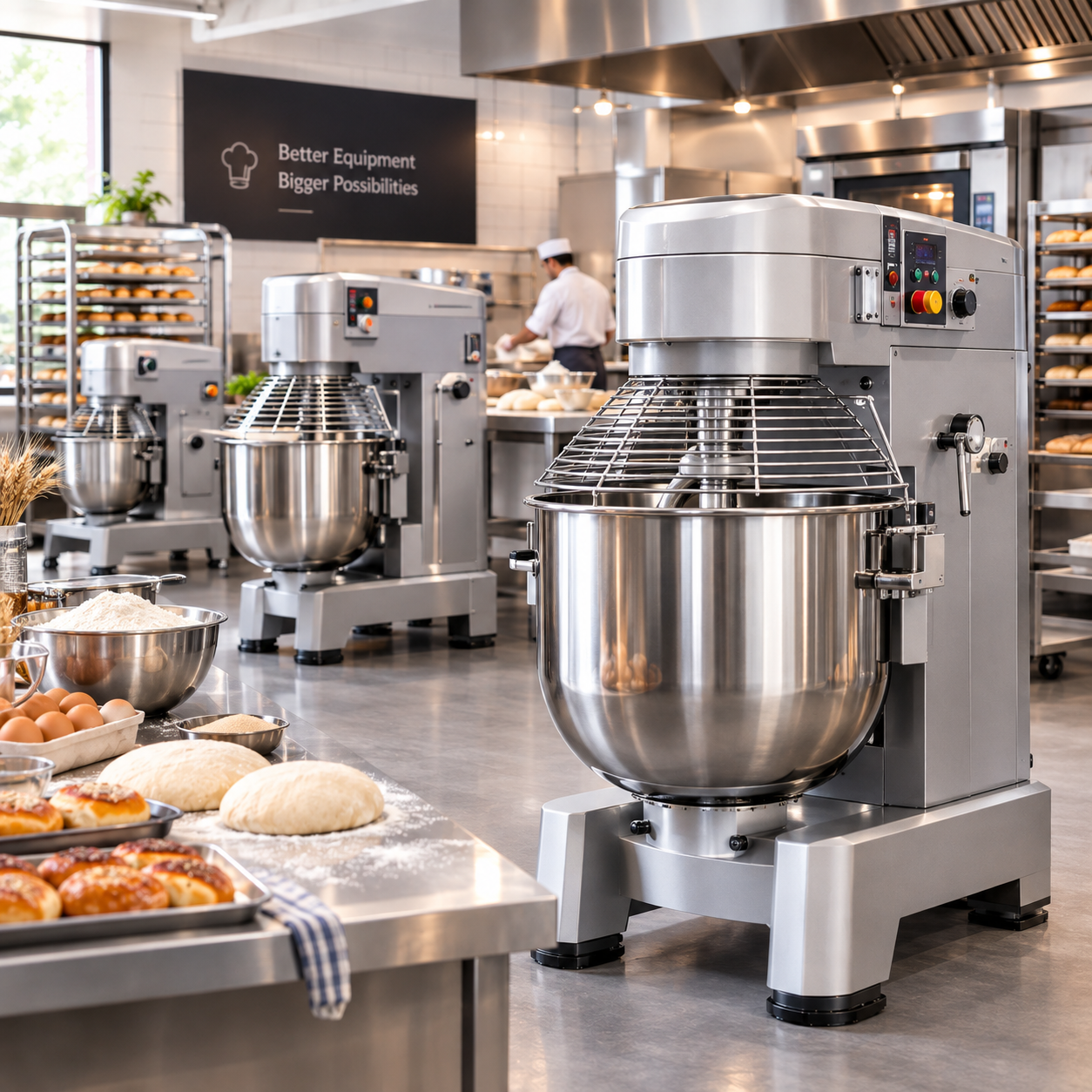 Bakery mixer manufacturing