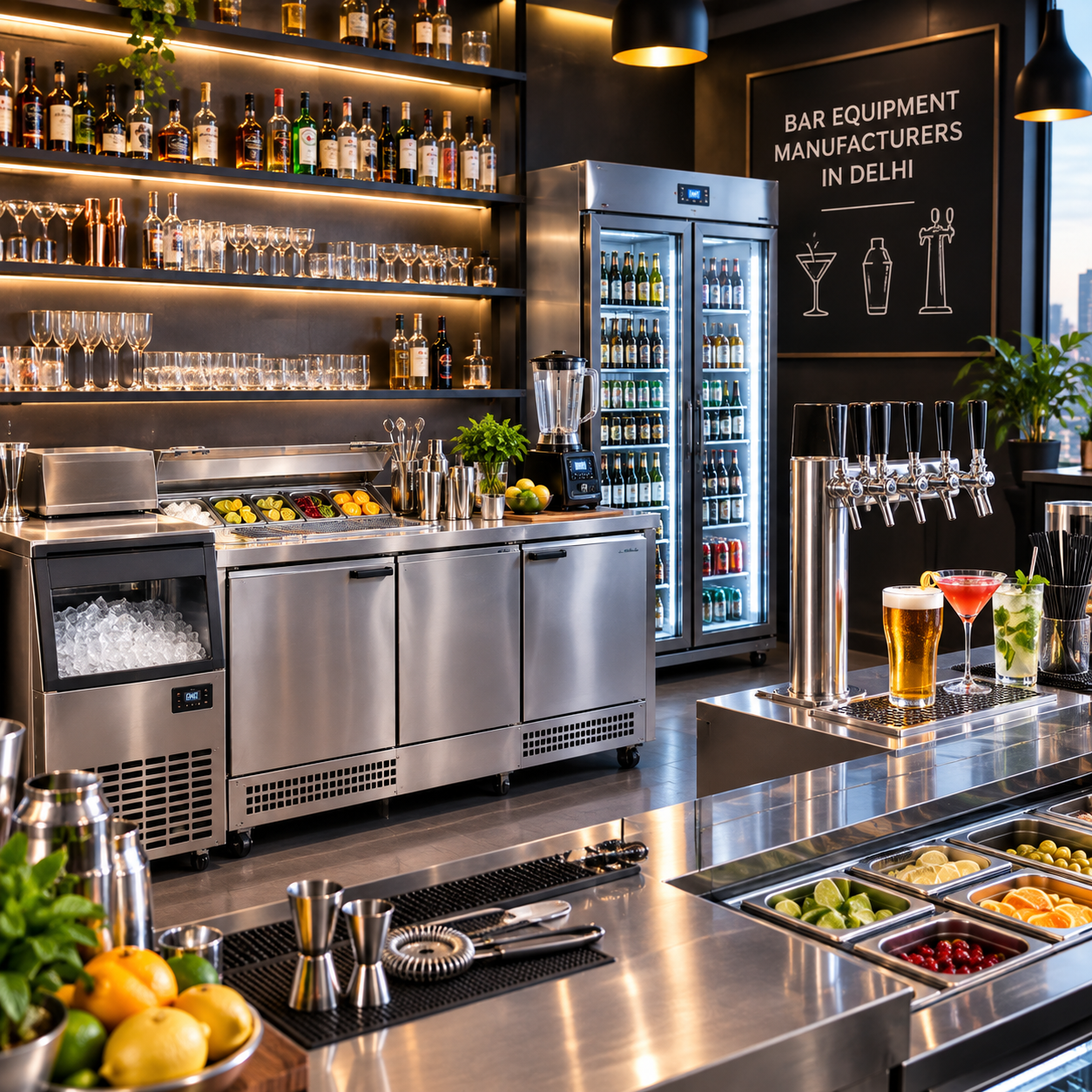 Bar equipment manufacturers in Delhi